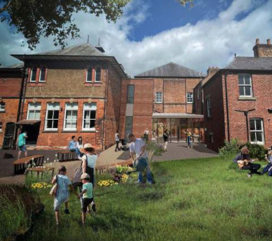 Community hub external space 