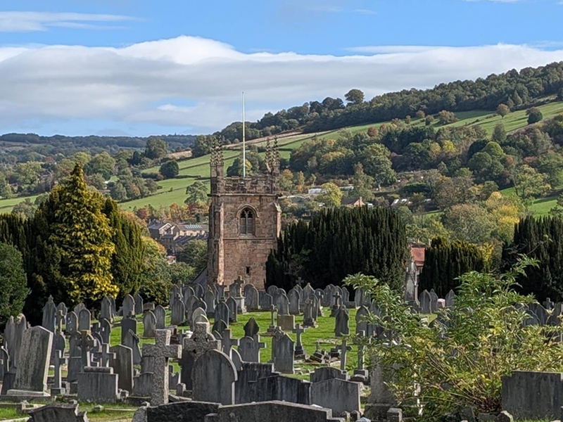 St Giles Churchyard in Matlock