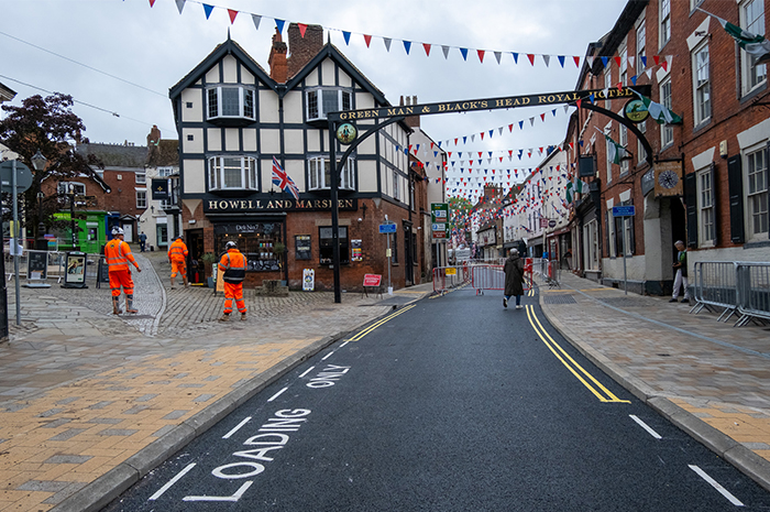 St John Street freshly surfaced