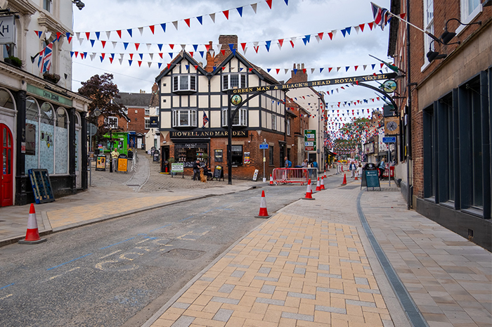 New loading bays in St John Street