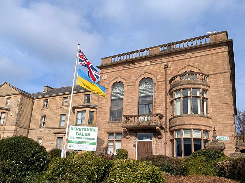 Matlock Town Hall frontage